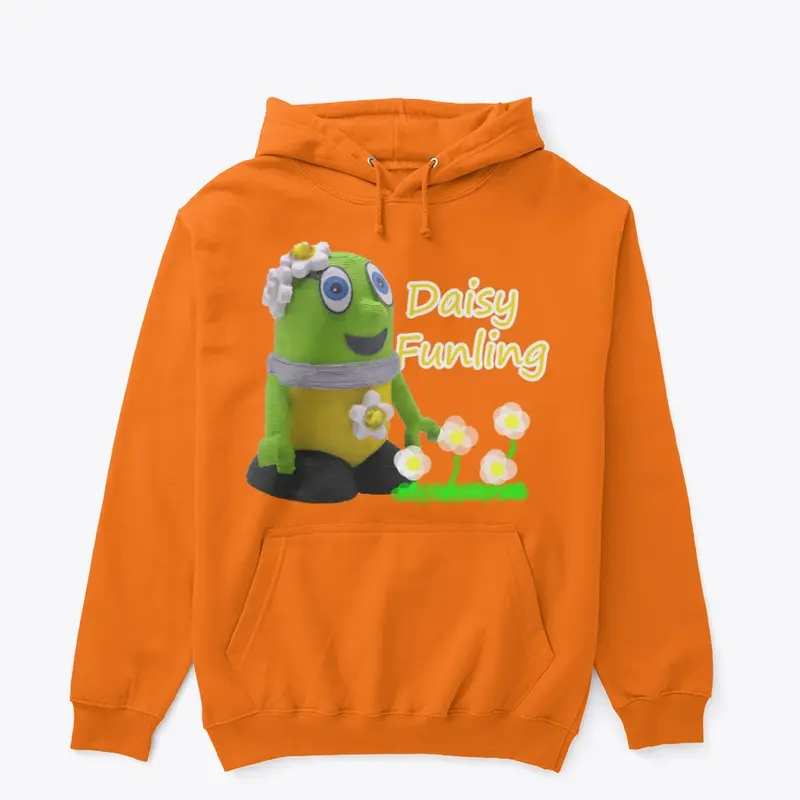 Hoodie with Daisy Funling