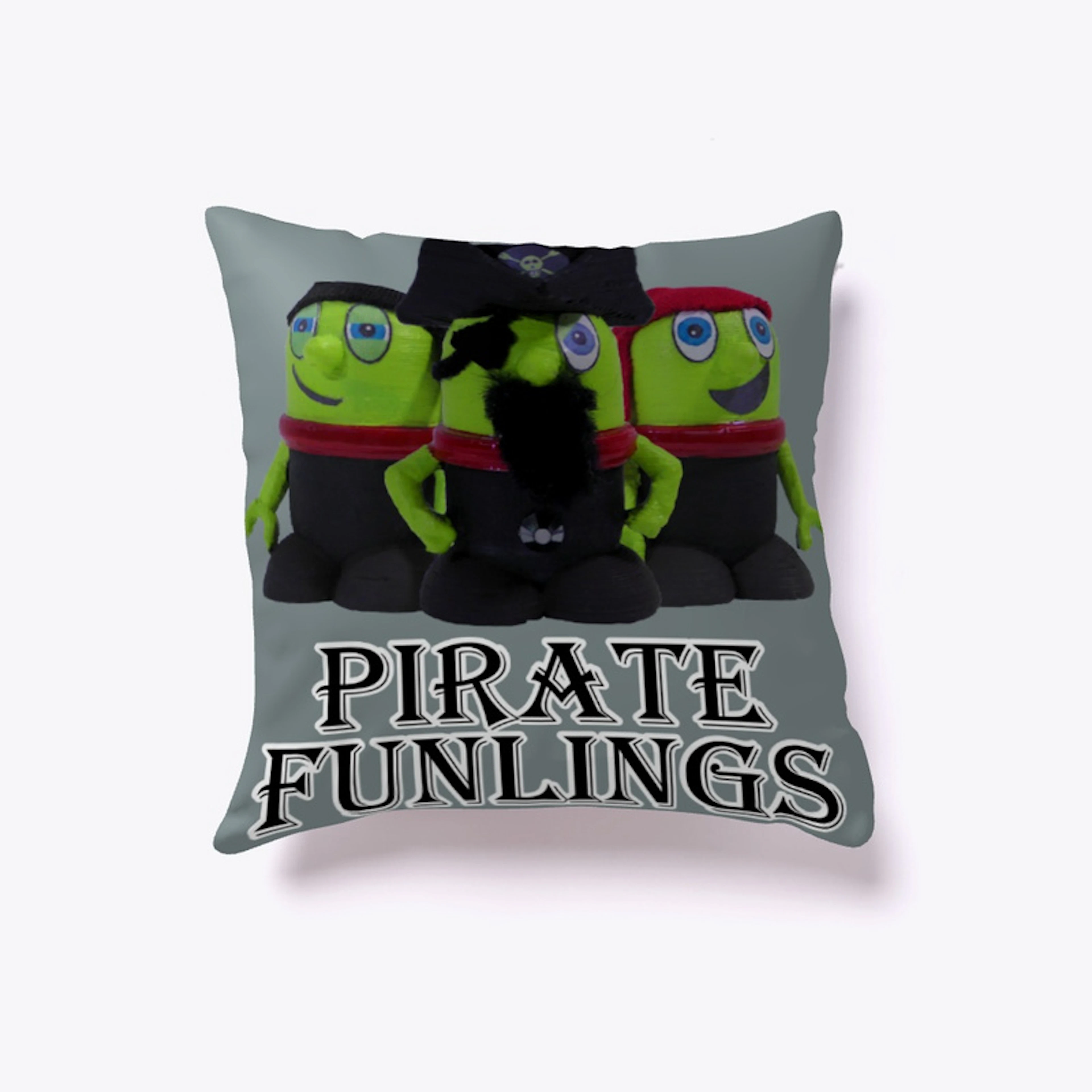 Indoor Pillow with Pirate Funlings