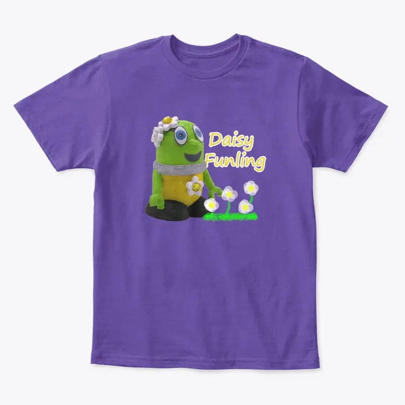 Kids T-Shirt with Daisy Funling