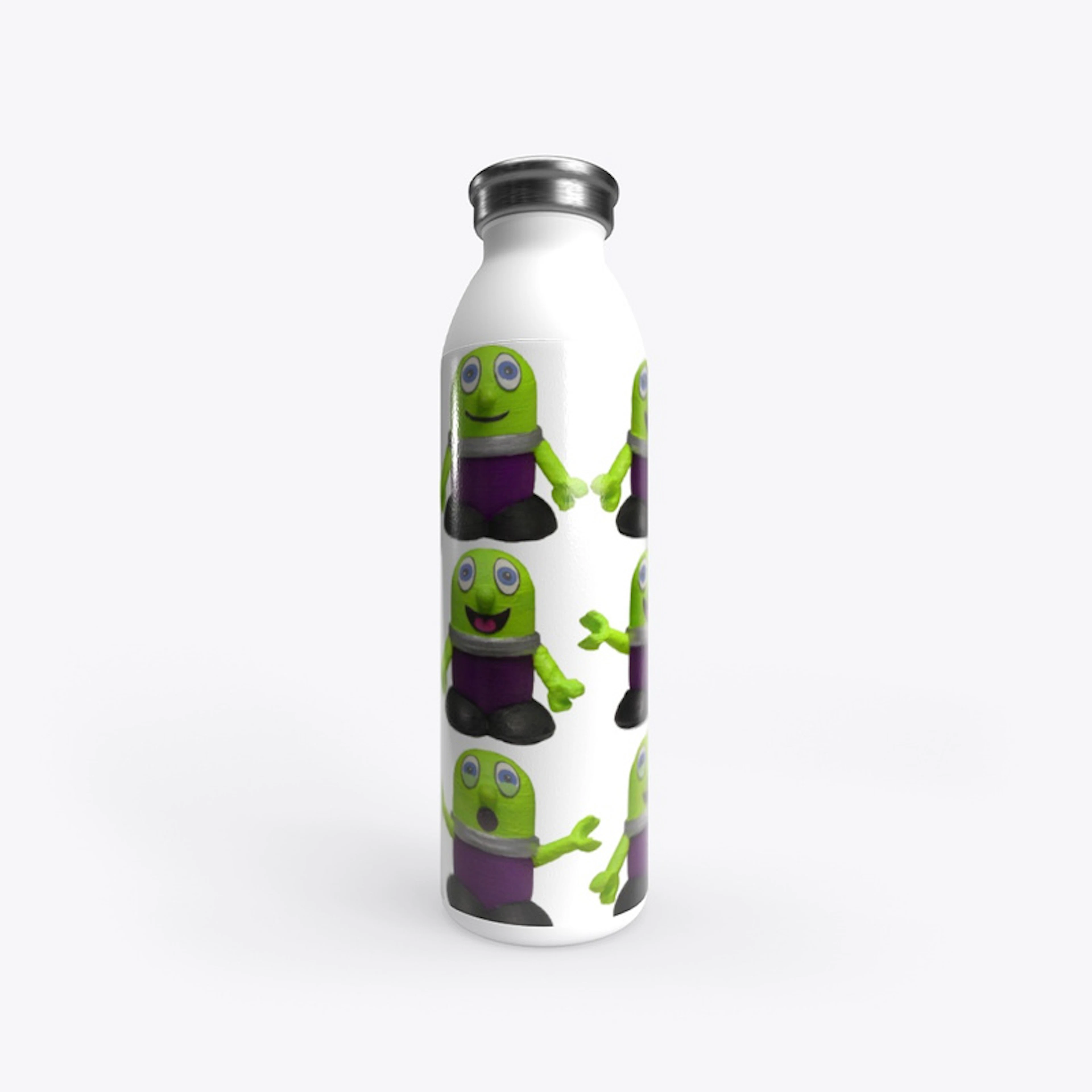 Stainless Water Bottle with 6 Funlings