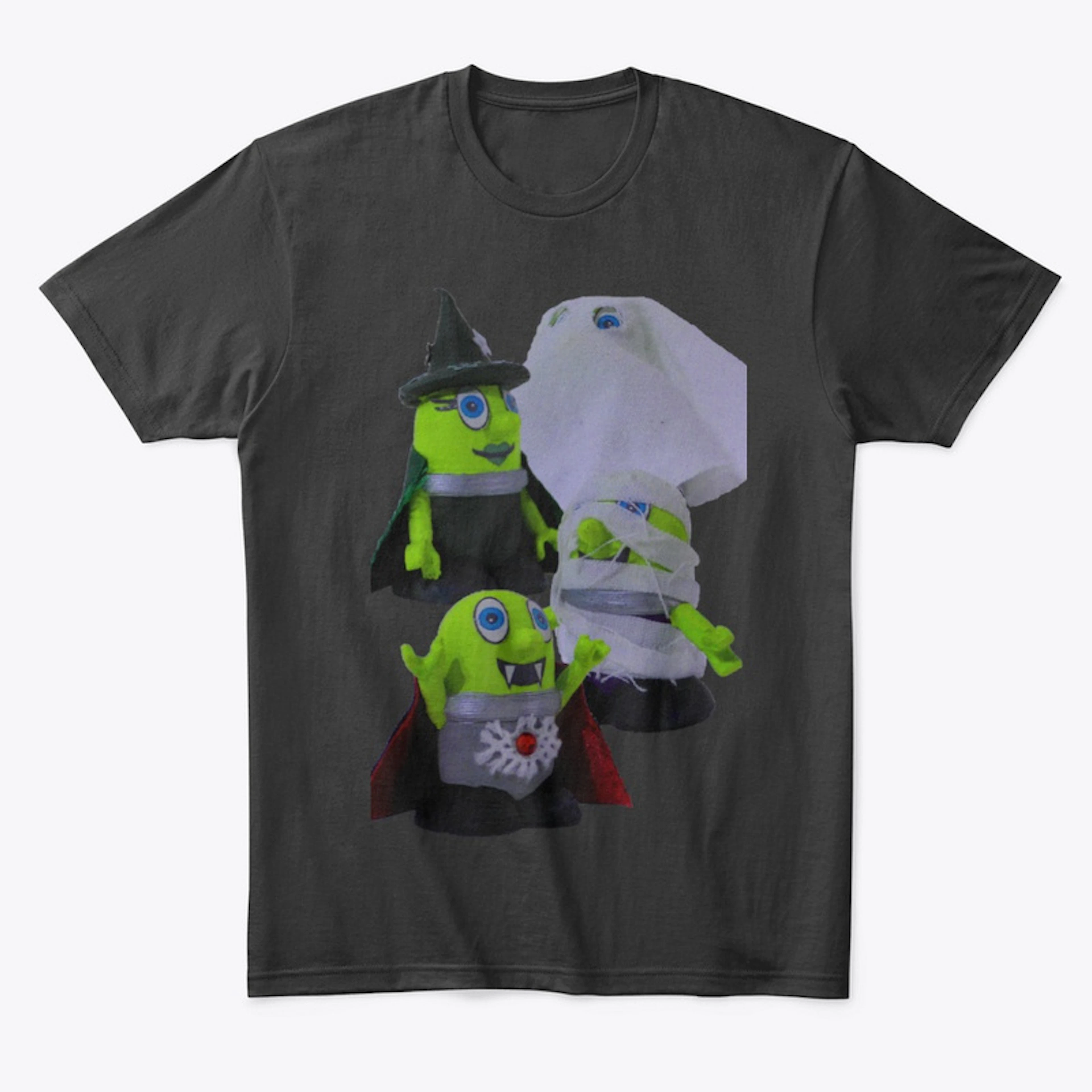 Comfort T-Shirt with 4 Spooky Funlings