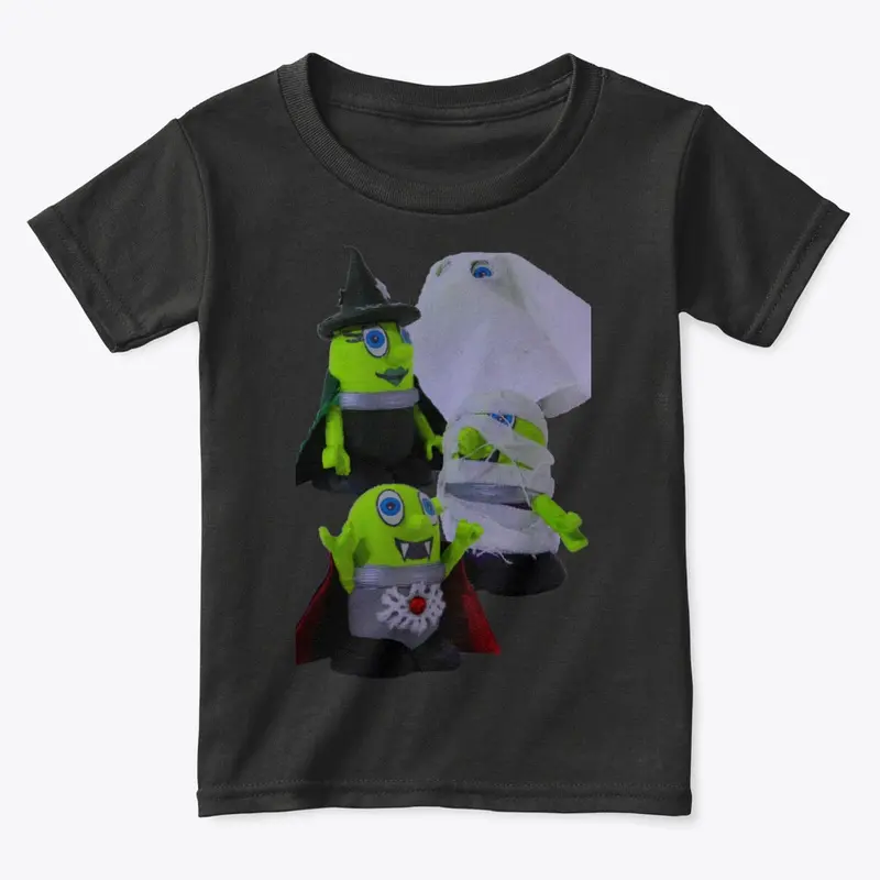 Toddler T-Shirt with 4 Spooky Funlings