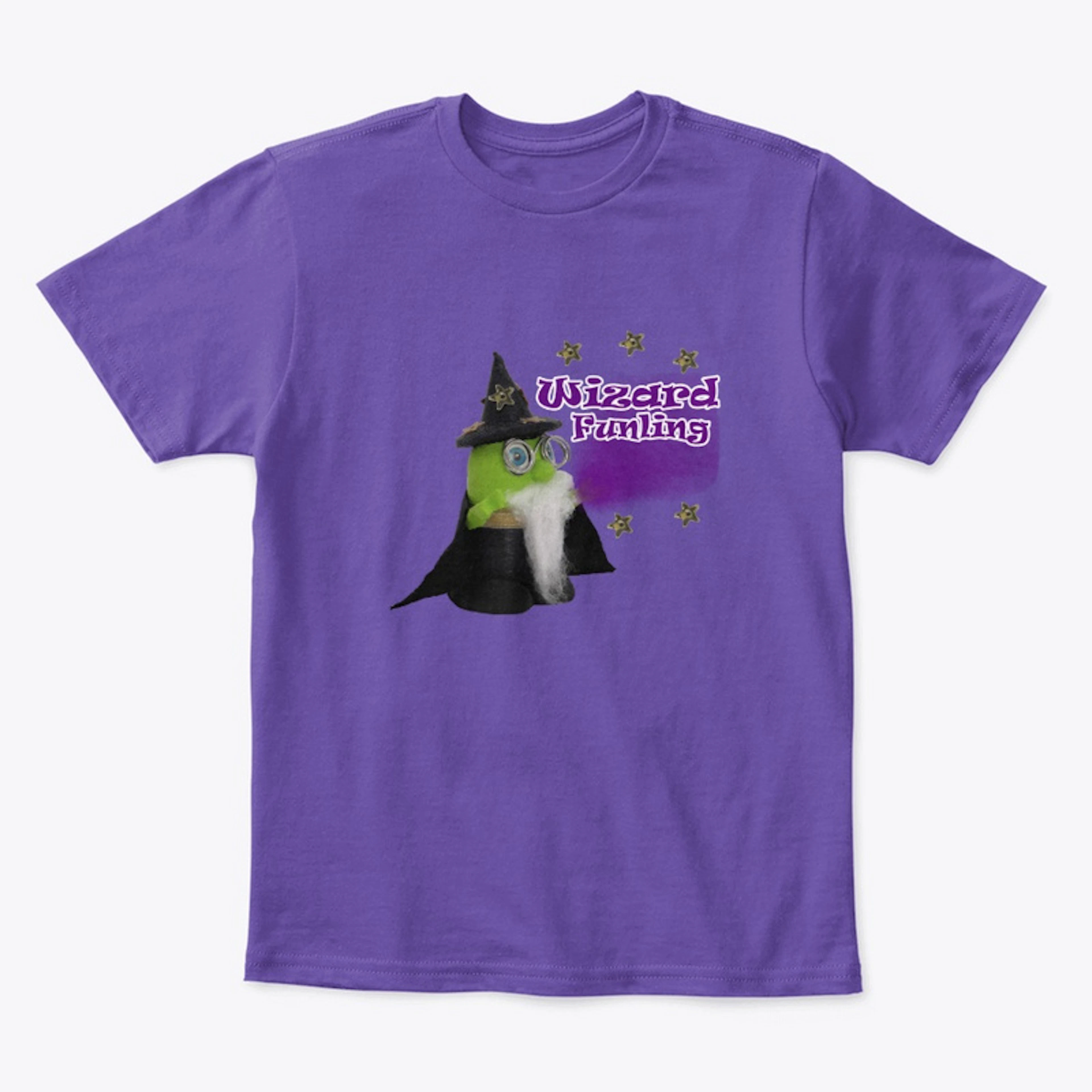 Kids T-Shirt with Wizard Funling