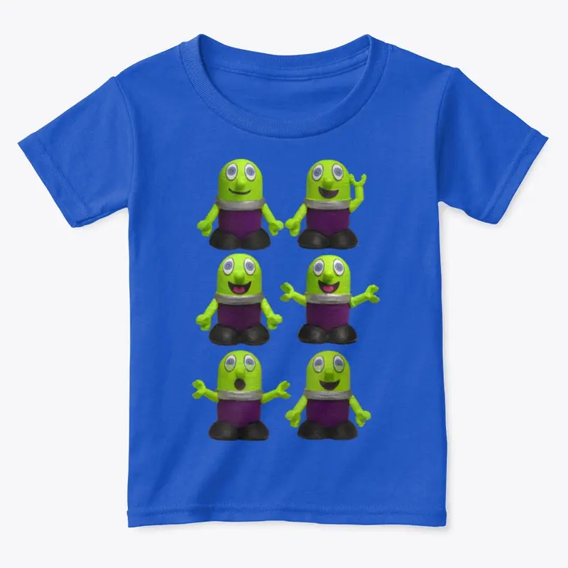 Toddler T-Shirt with 6 Funlings