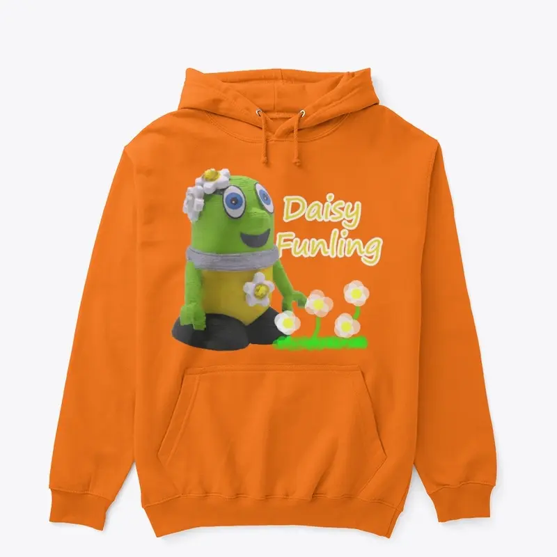 Hoodie with Daisy Funling