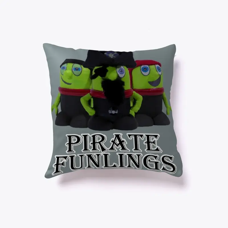 Indoor Pillow with Pirate Funlings